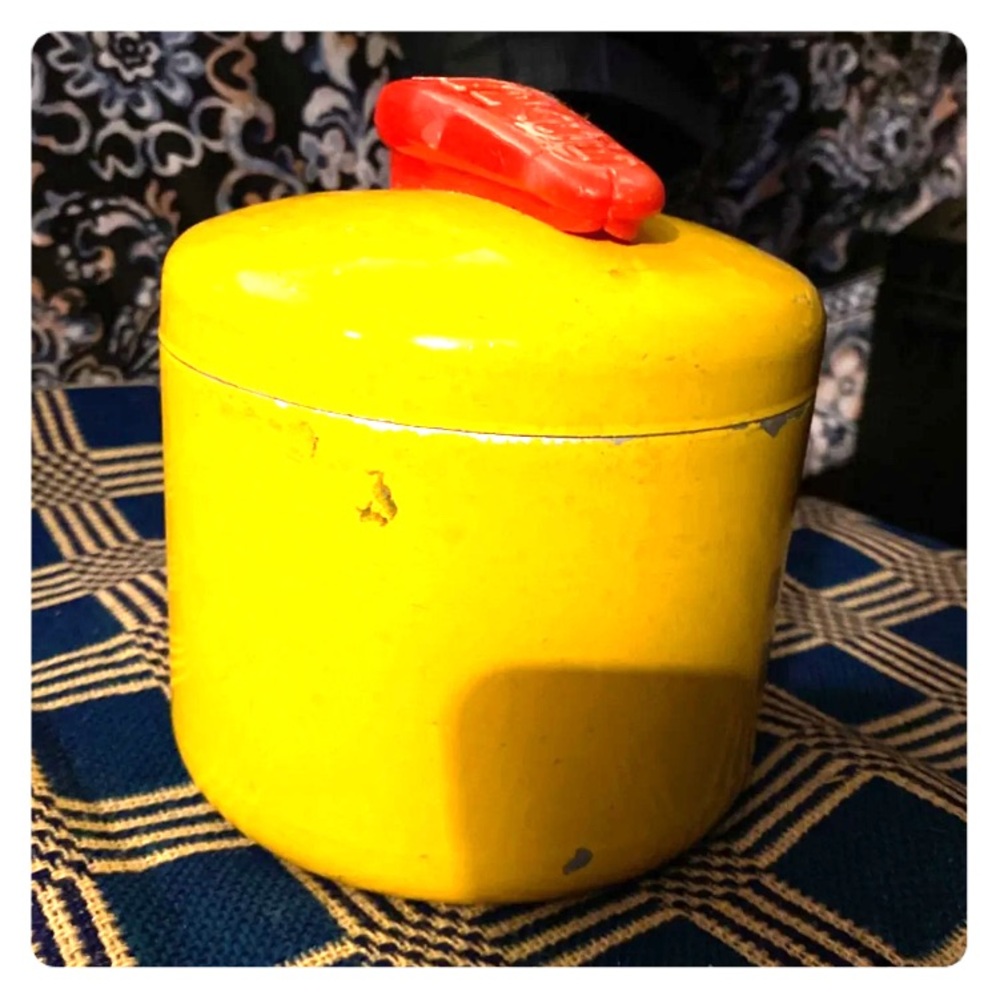 Vintage grease drippings jar